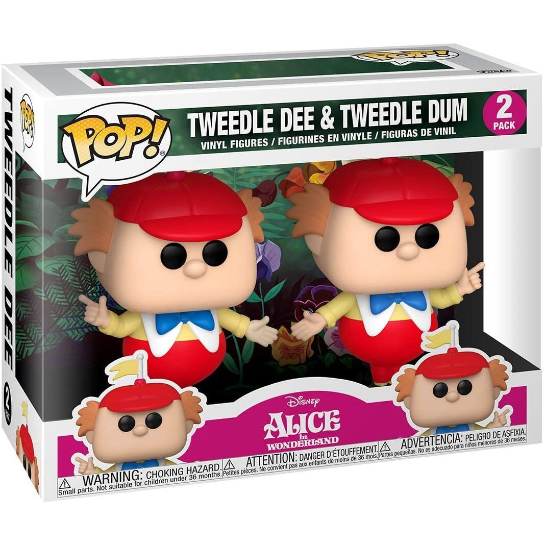 Figurine Funko POP! Blister 2 figuras POP Disney Alicia en el Pais de las Maravillas Tweedle Dee and Dum, vue 2