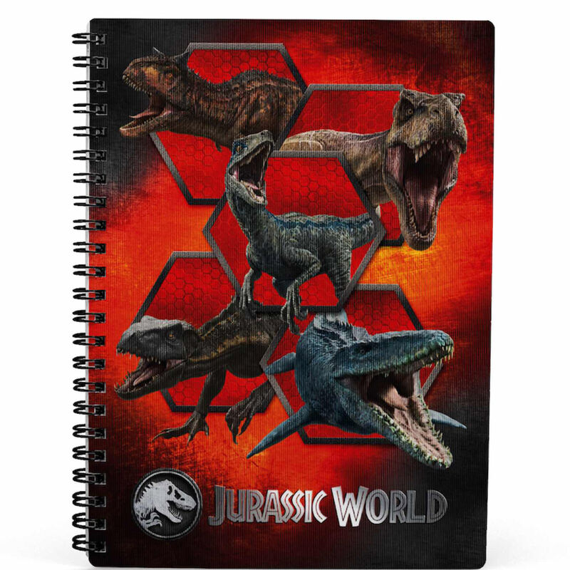 Cahier 3D Jurassic World Carnivorous