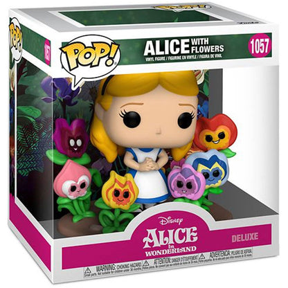 Figurine Funko POP! Disney Alicia en el Pais de las Maravillas 70th Alice with Flowers, vue 2