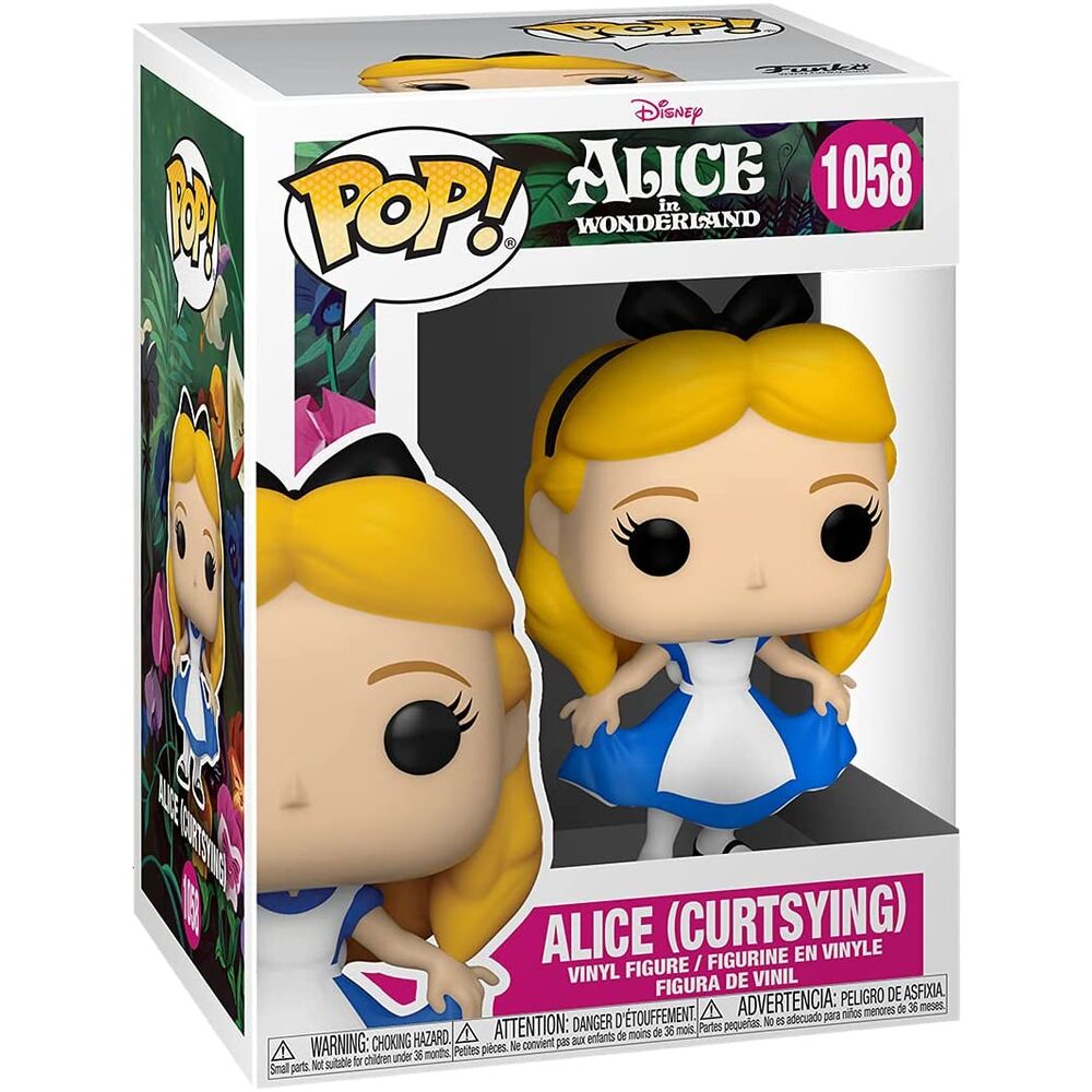 Figurine Funko POP! Disney Alicia en el Pais de las Maravillas 70th Alice Curtsying, vue 2