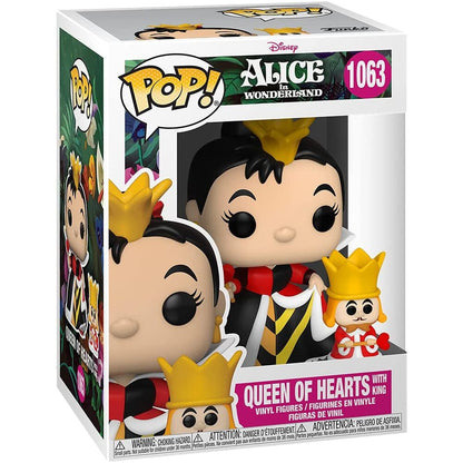 Figurine Funko POP! Disney Alicia en el Pais de las Maravillas Queen with King, vue 2