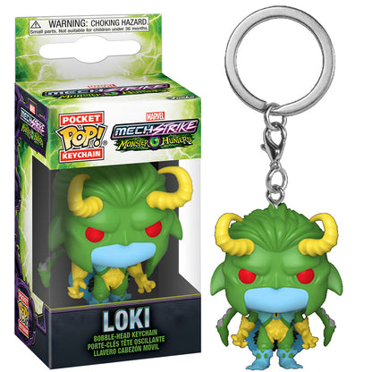 Porte-clés Funko Pocket POP! Marvel Monster Hunters Loki
