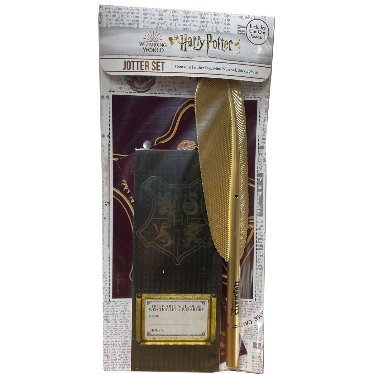 Set de papeterie Harry Potter Hogwarts, vue 2