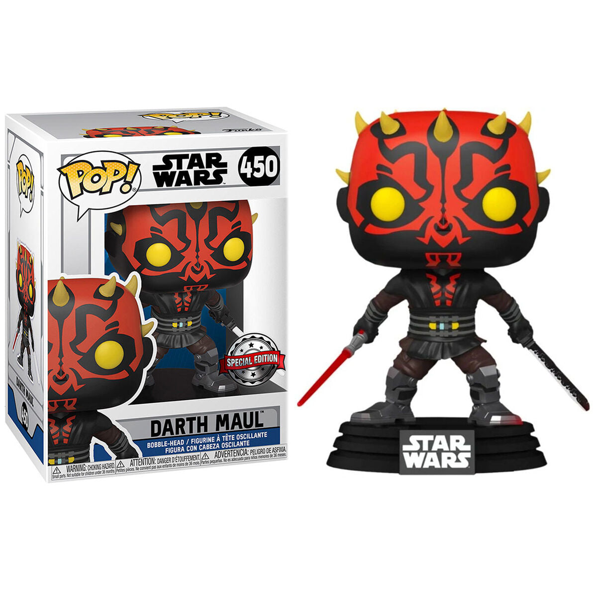 Figurine Funko POP! Star Wars Darth Maul with Saber Exclusive