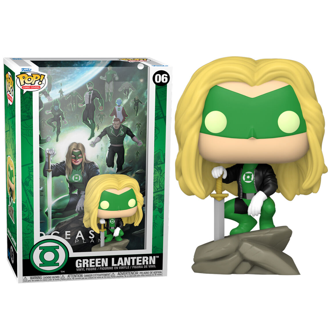 Figurine Funko POP! Comic Covers DCased Linterna Verde