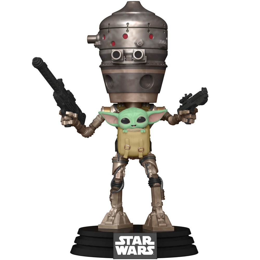 Figurine Funko POP! Set figura POP & Tee Star Wars IG 11 With the Child Exclusive M, vue 3