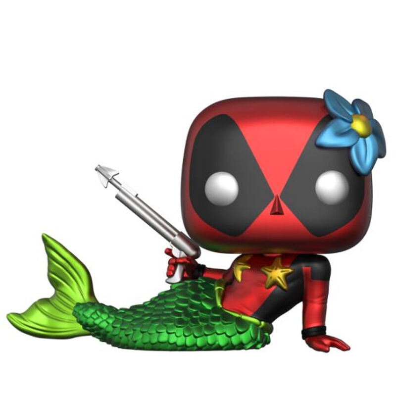 Figurine Funko POP! Set figura POP & Tee Marvel Deadpool Mermaid Exclusive L, vue 2