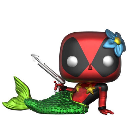 Figurine Funko POP! Set figura POP & Tee Marvel Deadpool Mermaid Exclusive L, vue 2