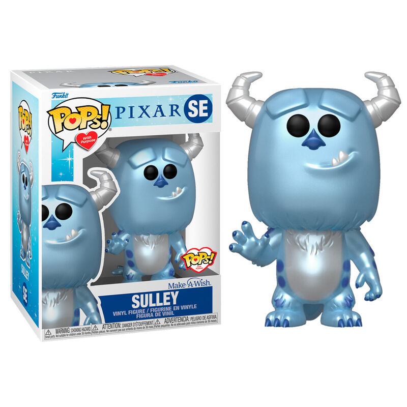 Figurine Funko POP! Disney Make a Wish Sulley Metallic
