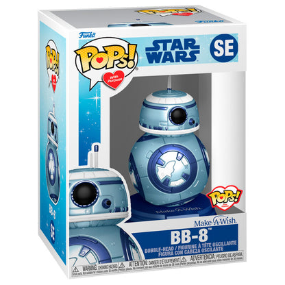 Figurine Funko POP! Star Wars Make a Wish BB 8 Metallic, vue 2