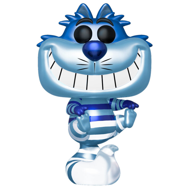 Figurine Funko POP! Disney Make a Wish Cheshire Cat Metallic, vue 3