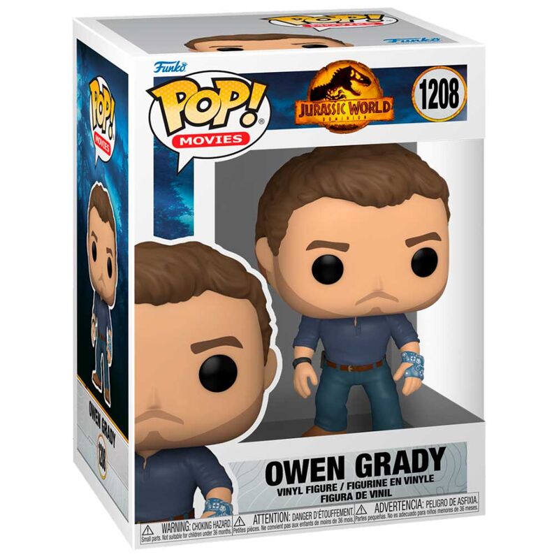 Figurine Funko POP! Jurassic World Owen Grady, vue 2