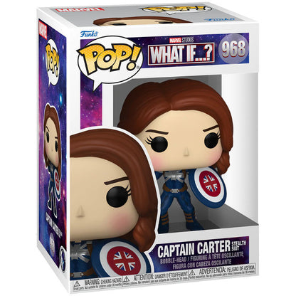 Figurine Funko POP! Marvel What If Captain Carter Stealth, vue 2