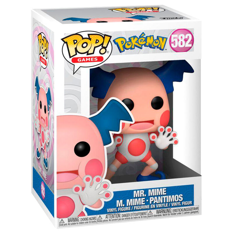Figurine Funko POP! Pokemon Mr. Mime, vue 2