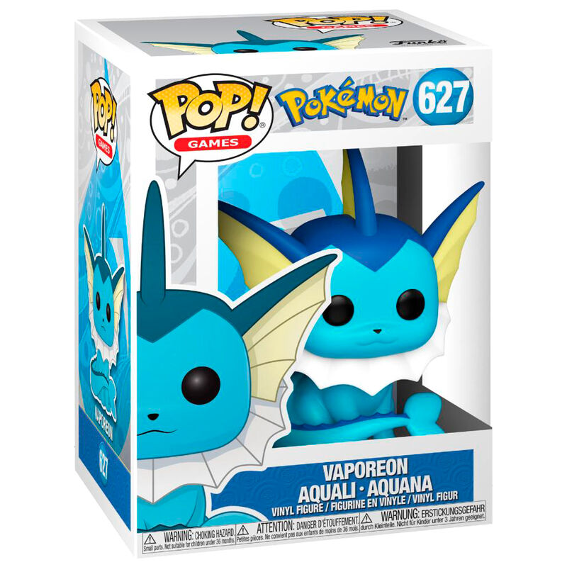 Figurine Funko POP! Pokemon Vaporeon, vue 2