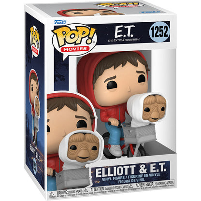 Figurine Funko POP! E.T El Extraterrestre 40th Elliott & E.T, vue 3