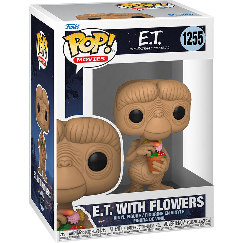 Figurine Funko POP! E.T El Extraterrestre 40th E.T Flowers, vue 3