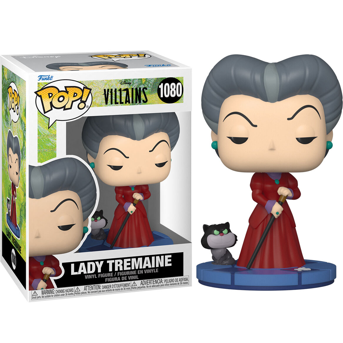 Figurine Funko POP! Disney Villains Lady Tremaine, vue 2