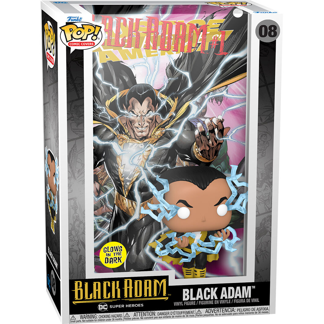 Figurine Funko POP! DC Comics Black Adam Comic Cover, vue 3