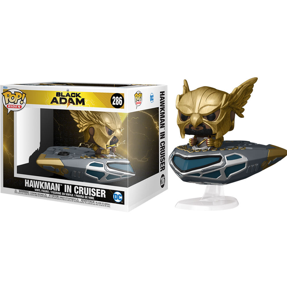 Figurine Funko POP! DC Comics Black Adam Hawkman in Cruiser