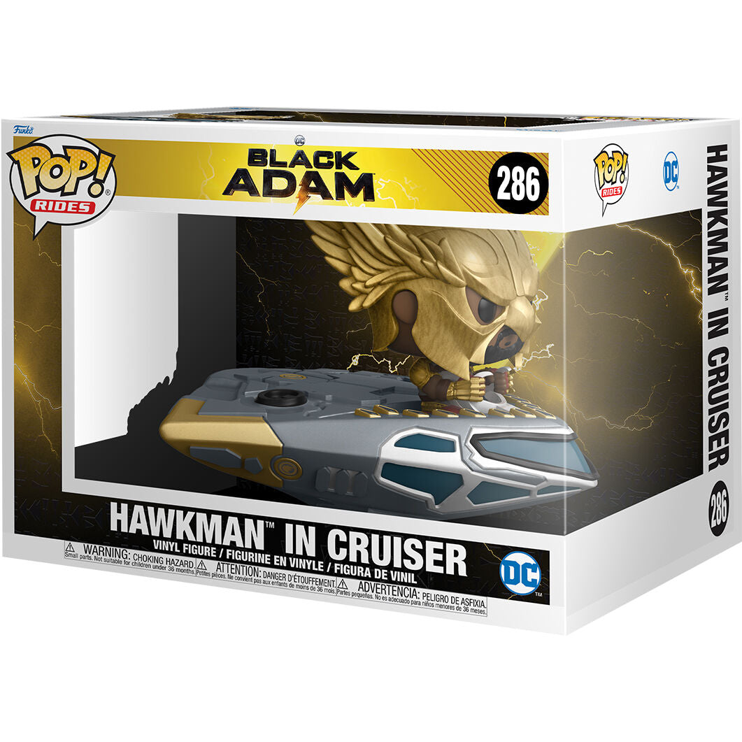 Figurine Funko POP! DC Comics Black Adam Hawkman in Cruiser, vue 3