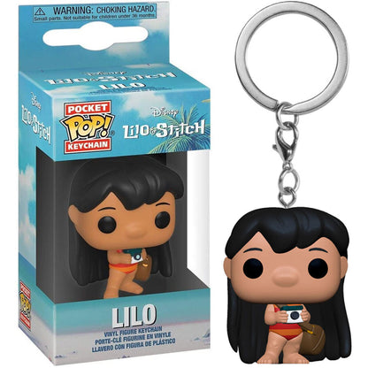 Porte-clés Funko Pocket POP! Disney Lilo and Stitch Lilo with Camera, vue 3