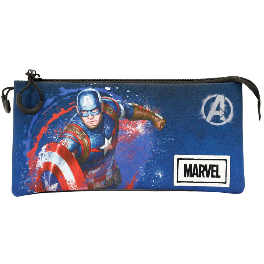 Trousse triple Marvel Captain America Full, vue 2