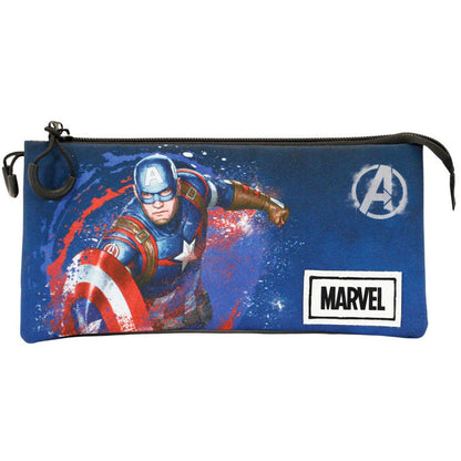 Trousse triple Marvel Captain America Full, vue 2