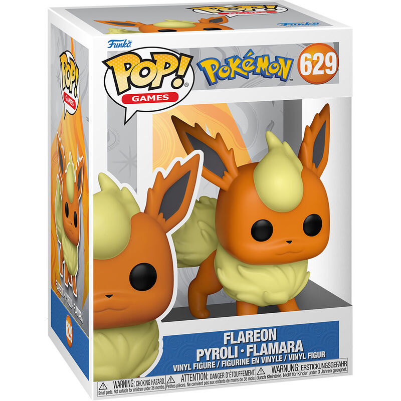 Figurine Funko POP! Pokemon Flareon, vue 3