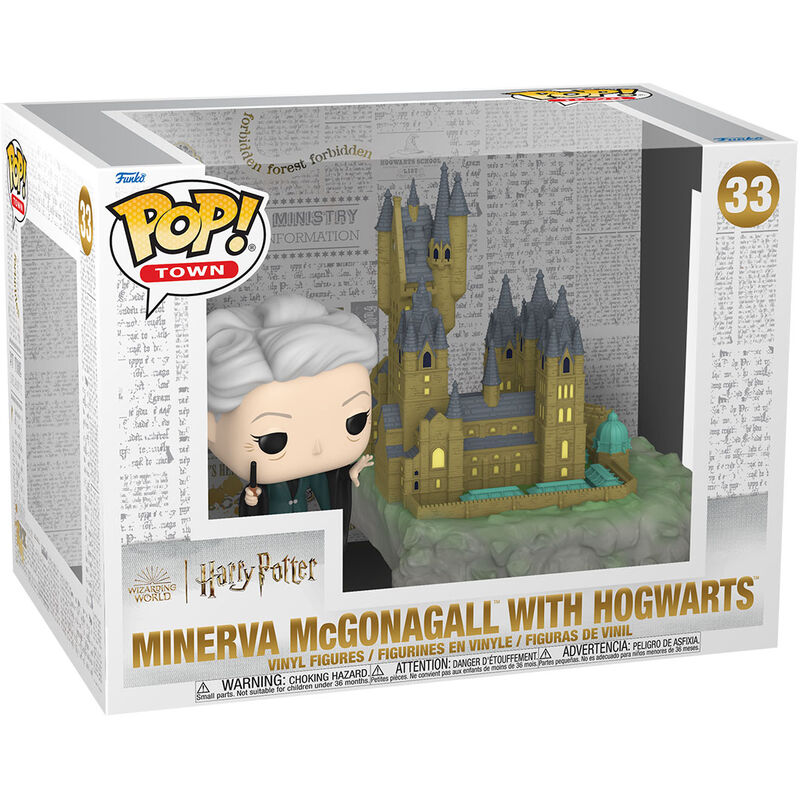 Figurine Funko POP! Town Harry Potter Minerva McGonagall Hogwarts, vue 3