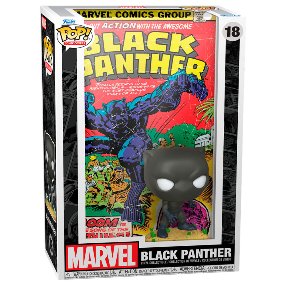 Figurine Funko POP! Comic Cover Marvel Black Panther, vue 3