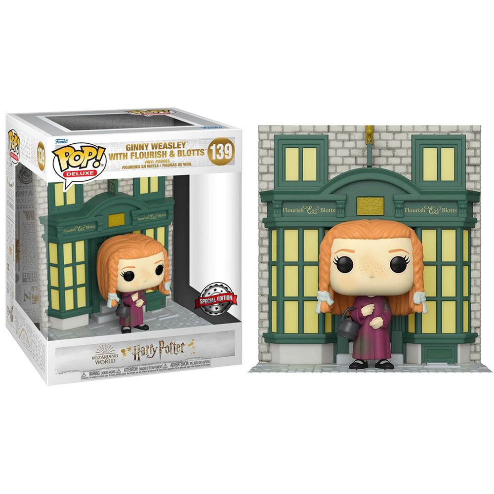 Figurine Funko POP! Harry Potter Diagon Alley Ginny Weasley Flourish & Blotts Exclusive, vue 2