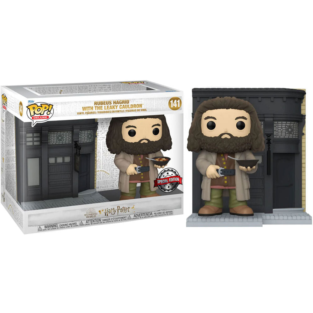 Figurine Funko POP! Harry Potter Diagon Alley Rubeus Hagrid The Leaky Cauldron Exclusive, vue 2