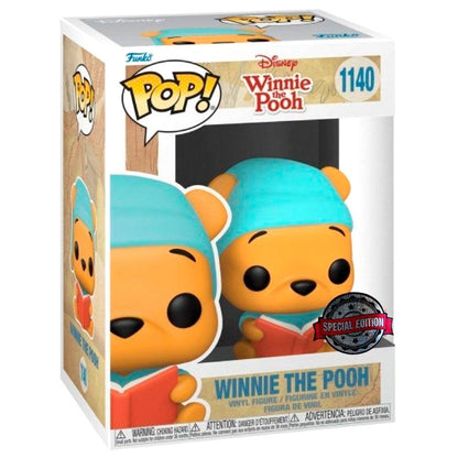 Figurine Funko POP! Disney Winnie Winnie Reading Book Exclusive, vue 2