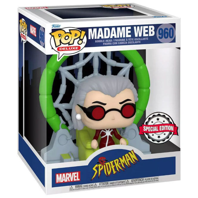 Figurine Funko POP! Marvel Spiderman Madame Web Exclusive, vue 2