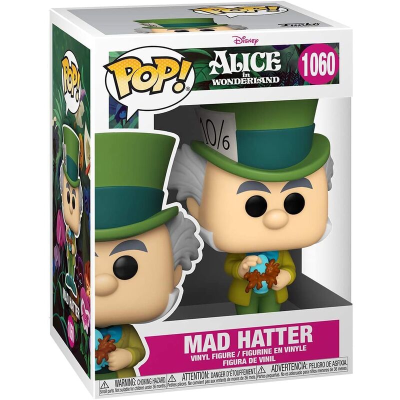 Figurine Funko POP! Disney Alicia en el Pais de las Maravillas Mad Hatter, vue 2