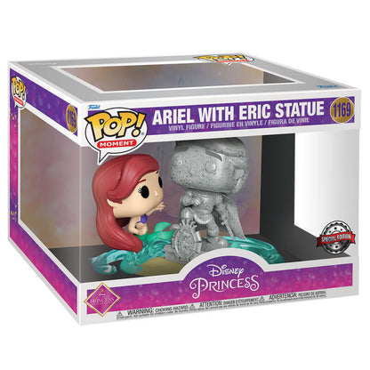 Figurine Funko POP! Disney Ultimate Princess La Sirenita Ariel & Statue Eric Exclusive
