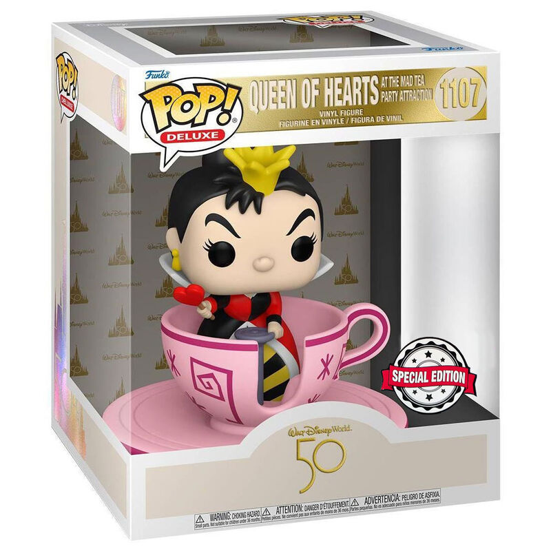 Figurine Funko POP! Walt Disney World 50th Queen of Hearts at mad tea party Exclusive