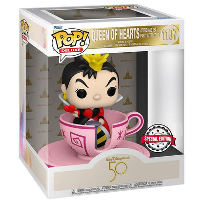 Figurine Funko POP! Walt Disney World 50th Queen of Hearts at mad tea party Exclusive