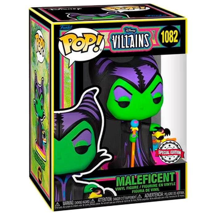 Figurine Funko POP! Disney Villains Maleficent Black Light Exclusive