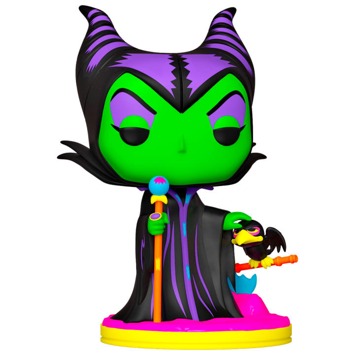Figurine Funko POP! Disney Villains Maleficent Black Light Exclusive, vue 2