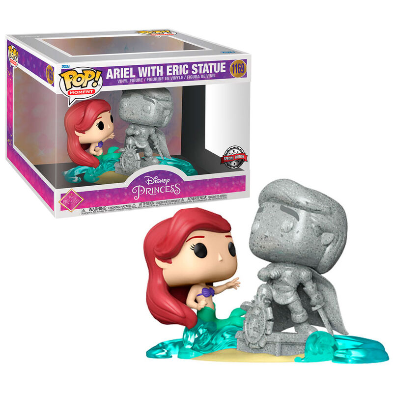 Figurine Funko POP! Disney Ultimate Princess La Sirenita Ariel & Statue Eric Exclusive, vue 3