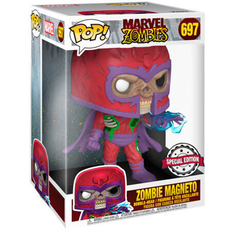 Figurine Funko POP! Marvel Zombies Magneto Exclusive 25cm, vue 2