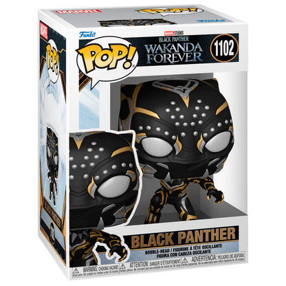 Figurine Funko POP! Marvel Black Panther Wakanda Forever Black Panther, vue 3