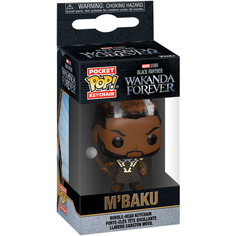 Porte-clés Funko Pocket POP! Marvel Black Panther Wakanda Forever M Baku