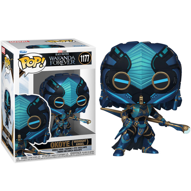 Figurine Funko POP! Marvel Black Panther Wakanda Forever Okoye, vue 2