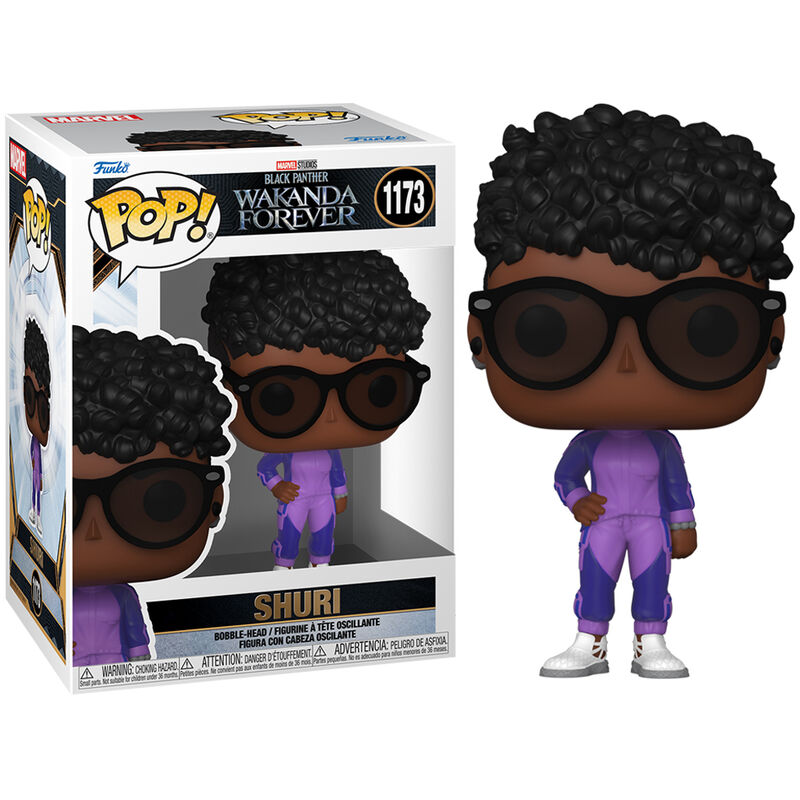 Figurine Funko POP! Marvel Black Panther Wakanda Forever Shuri, vue 2