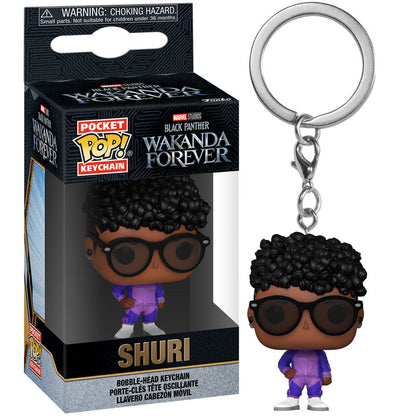 Porte-clés Funko Pocket POP! Marvel Black Panther Wakanda Forever Shuri, vue 2