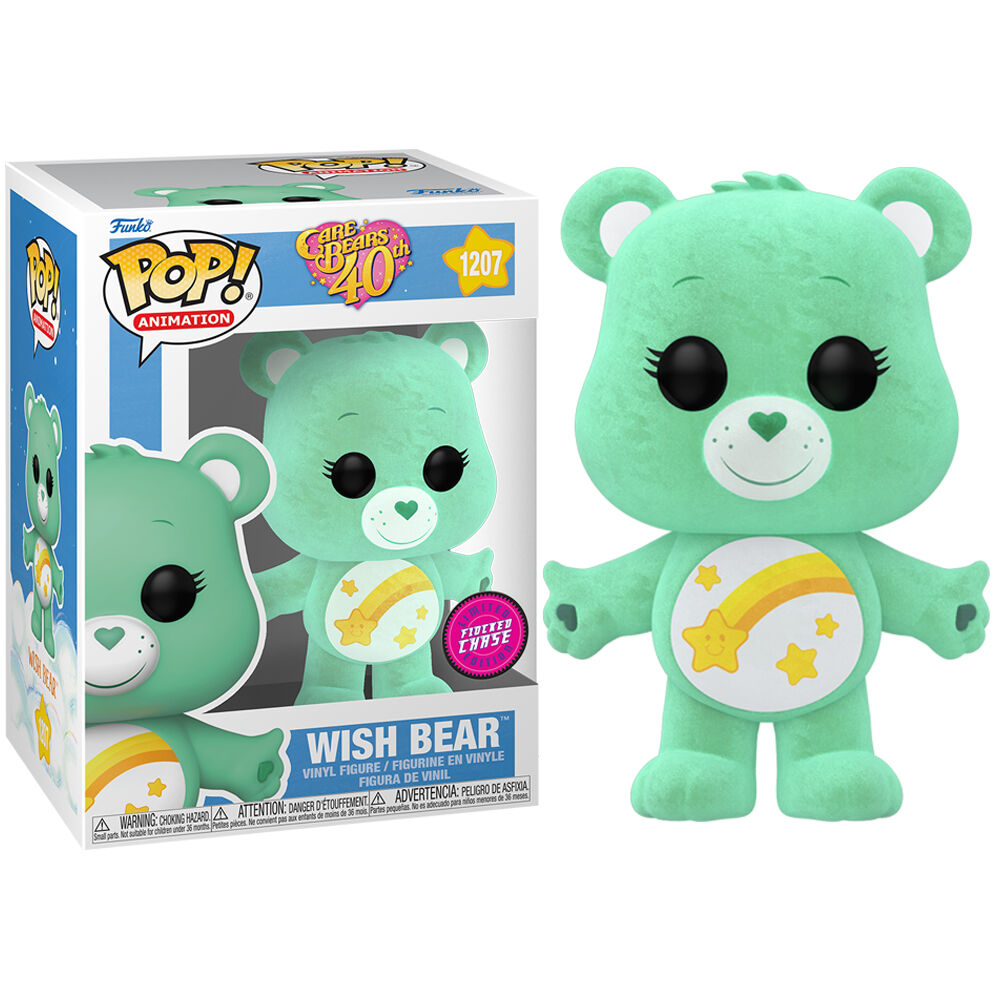 Figurine Funko POP! Care Bears 40th Anniversary Wish Bear 5 + 1 Chase, vue 5