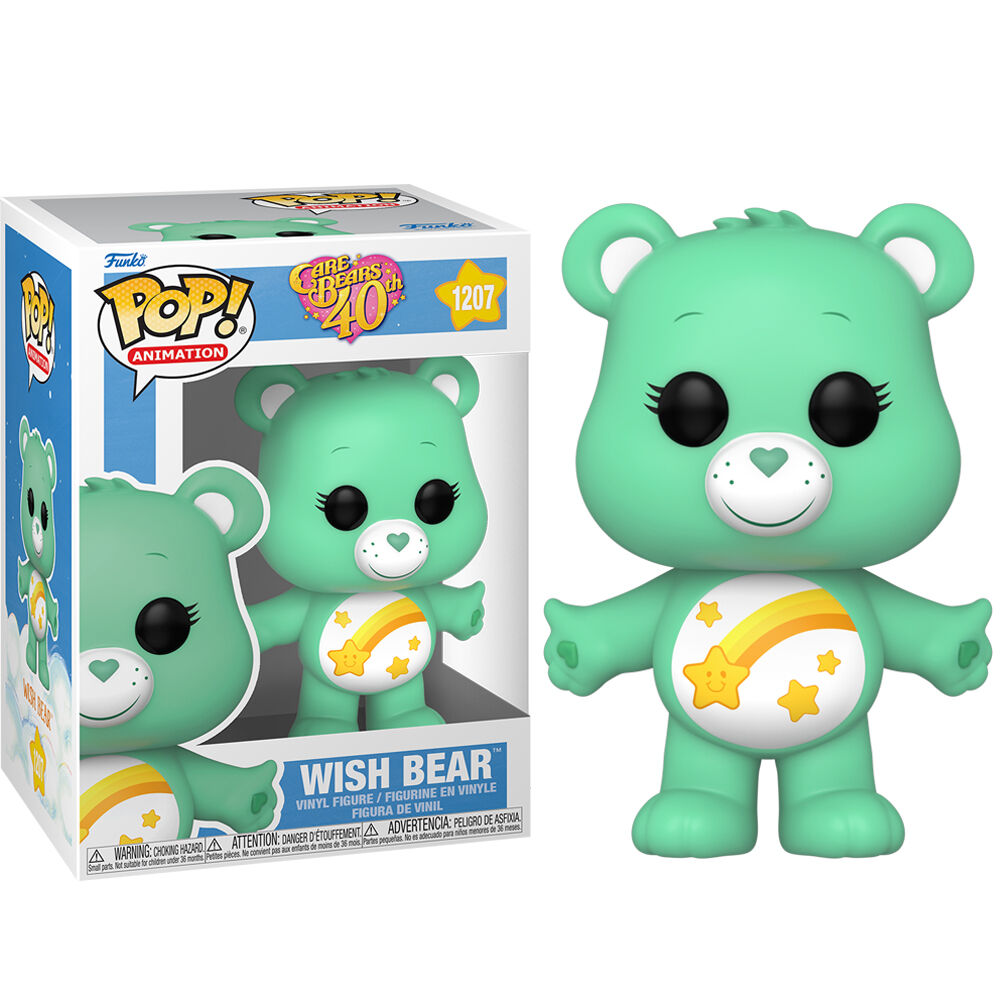 Figurine Funko POP! Care Bears 40th Anniversary Wish Bear 5 + 1 Chase, vue 4
